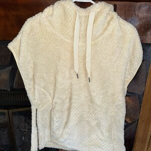 Columbia Cream Fleece Poncho